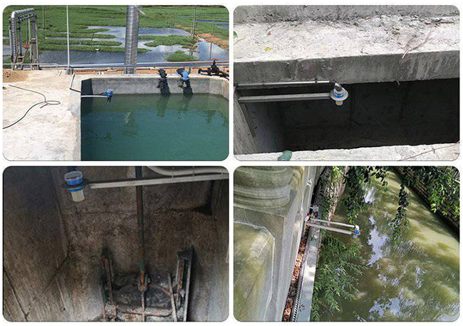 防爆超聲波液位計現場安裝使用圖