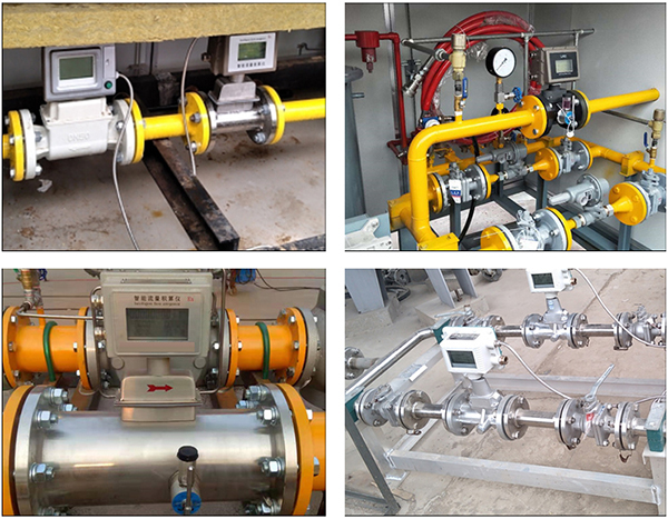 燃?xì)饬髁坑?jì)現(xiàn)場(chǎng)安裝使用圖