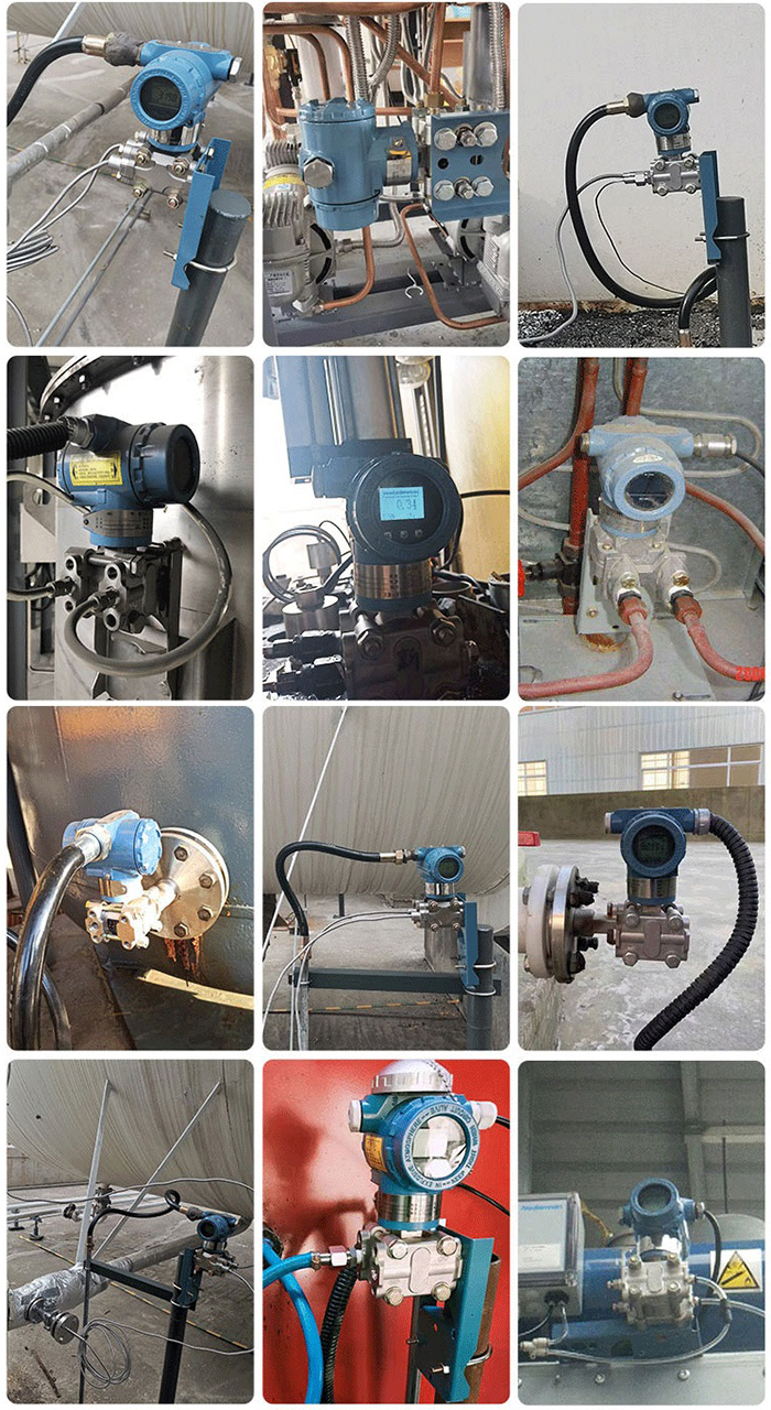 液體壓力變送器現場安裝使用圖